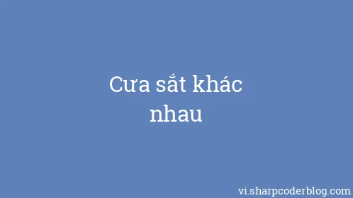 Cưa sắt khác nhau - Thumbnail