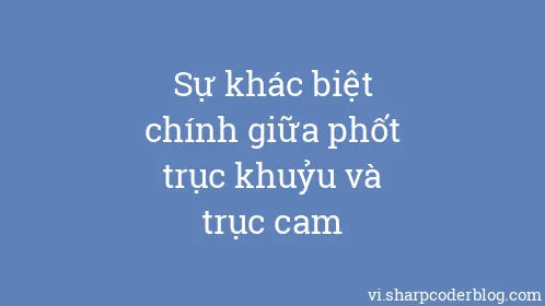 Sự khác biệt chính giữa phốt trục khuỷu và trục cam - Thumbnail