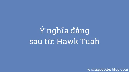 Ý nghĩa đằng sau từ: Hawk Tuah - Thumbnail