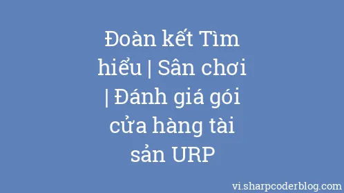 Đoàn kết Tìm hiểu | Sân chơi | Đánh giá gói cửa hàng tài sản URP - Thumbnail