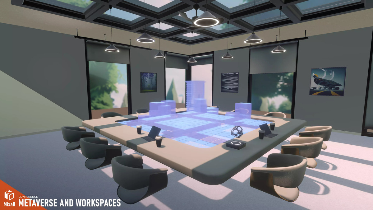 Metaverse và Workspaces - Hội nghị - Gói lưu trữ tài sản Unity.