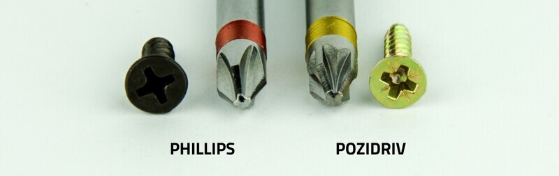 Phillips đấu với Pozidriv.