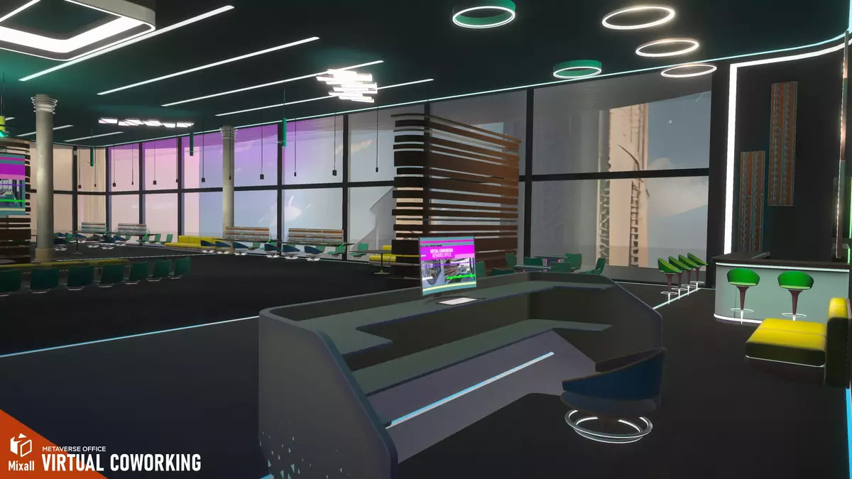 Coworking ảo - Văn phòng Metaverse - Gói lưu trữ tài sản Unity.