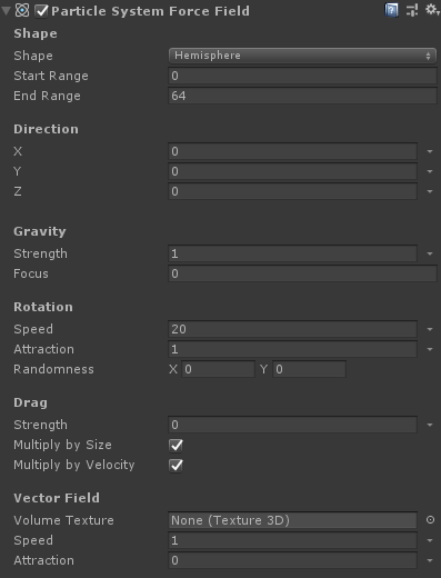 Chế độ xem thanh tra trường lực của hệ thống hạt