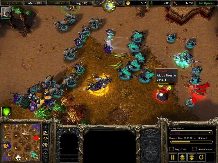Ảnh chụp màn hình trò chơi Warcraft 3